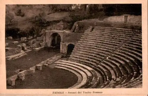 fiesole, avanzi del teatro romano (Nr. 14302)