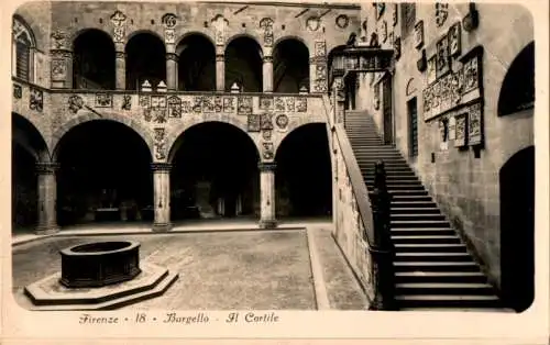 firenze, bargello, il cortile (Nr. 14312)