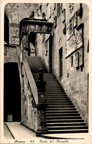 firenze, scala del bargello (Nr. 14313)