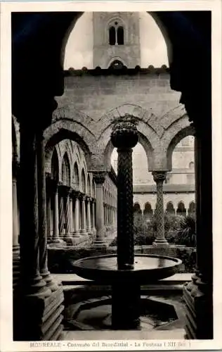 monreale, convento dei benedettini, la fontana (Nr. 14334)