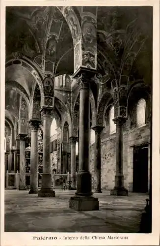 palermo, interno della chiesa martorana (Nr. 14339)