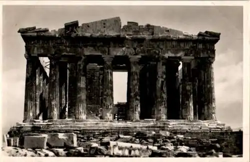 athen, westfront des parthenon-tempels (Nr. 14378)