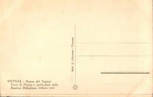 vicenza, piazza dei signori (Nr. 14412)