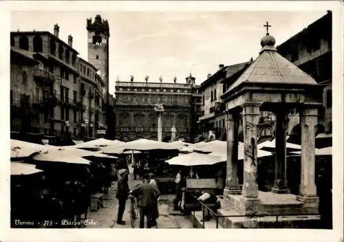 verona, piazza erbe (Nr. 14451)