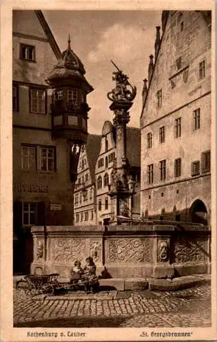 rothenburg o. tauber, st. georgsbrunnen (Nr. 14479)