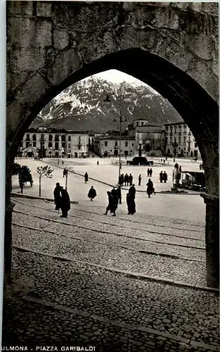 sulmona, piazza garibaldi (Nr. 14541)