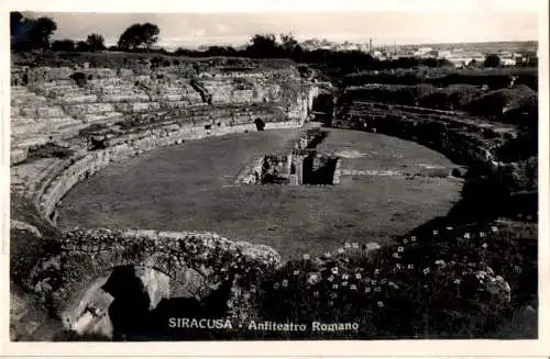 siracusa, anfiteatro romano  (Nr. 14630)