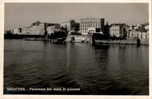 siracusa, panorama dal mare di ponente (Nr. 14638)