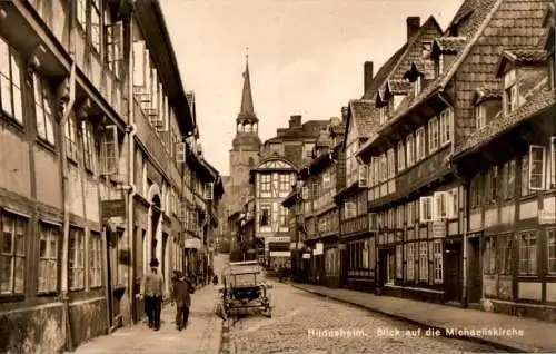 hildesheim, blick auf die michaeliskirche (Nr. 14757)