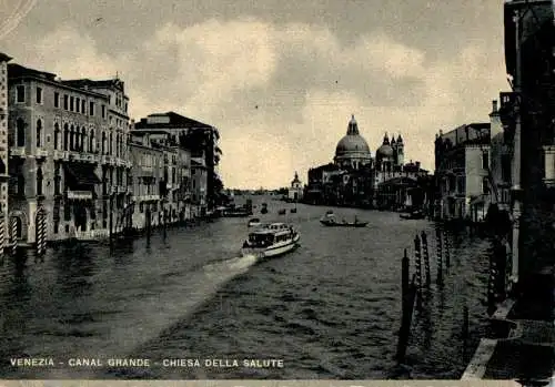 venezia, canal grande, chiesa della salute, 1954 (Nr. 14828)