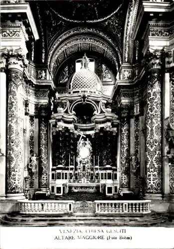 venezia, chiesa gesuiti, altare maggiore (foto böhm) (Nr. 14839)