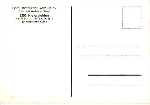 café am rain, kiefersfelden (Nr. 14908)