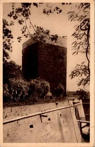 eger, schwarzer turm, kaiserburg (Nr. 14957)