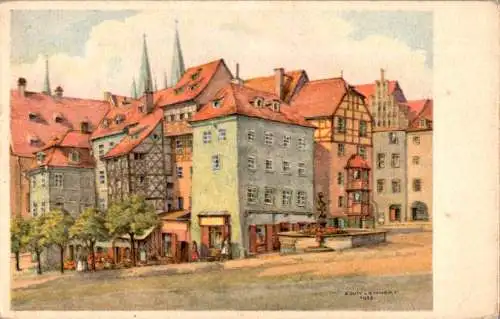 eger, markt stöckl, kunstkarte (Nr. 14959)