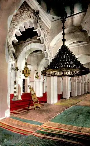 tlemcen, algérie, intérieur de la grande mosquée (Nr. 15055)