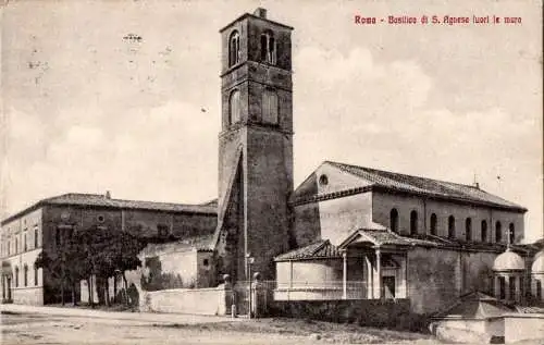 roma, basilica di s. agnese, 1925 (Nr. 15088)