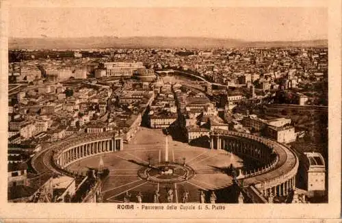 roma, panorama dalla cupola di s. pietro (Nr. 15092)