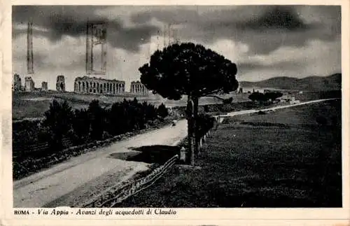 roma, via appia, avanzi degli acquedotti di claudio (Nr. 15131)