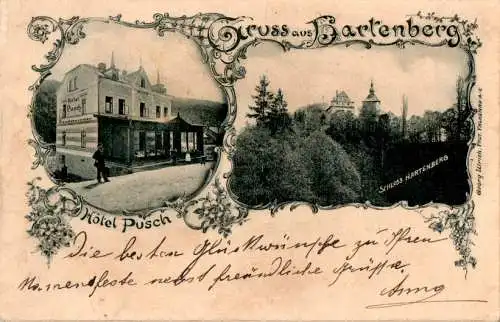 gruss aus hartenberg, hotel pusch (Nr. 15140)