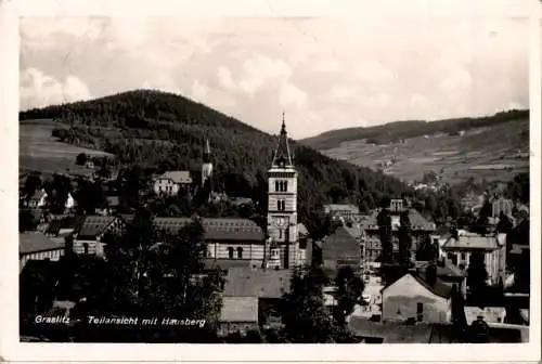 graslitz, teilansicht mit hausberg, 1941 (Nr. 15174)