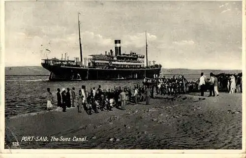 port-said the suez canal (Nr. 15262)