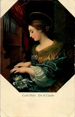 carlo dolci, die hl. cäcilie (Nr. 15284)