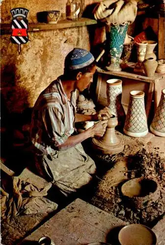 royaume du maroc, l'art du potier a safi (Nr. 15361)