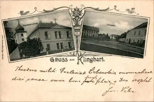 gruss aus klinghart, böhmen (Nr. 15489)