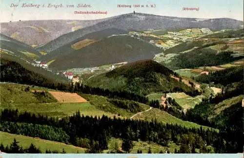 der keilberg von süden im erzgebirge (Nr. 15514)