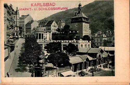 karlsbad, markt- u. schlossbrunn (Nr. 15561)