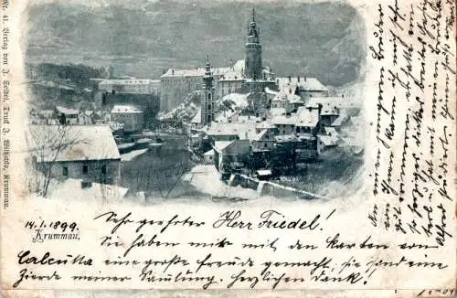 krummau, 14.1.1899 (Nr. 15570)