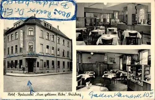 hotel "zum goldenen hahn", duisburg (Nr. 15626)