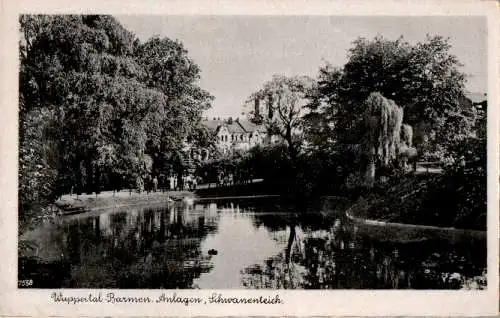 wuppertal barmen anlagen, schwanenteich (Nr. 15649)