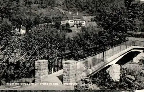 jugendherberge und urft-brücke, gemünd/eifel (Nr. 15741)