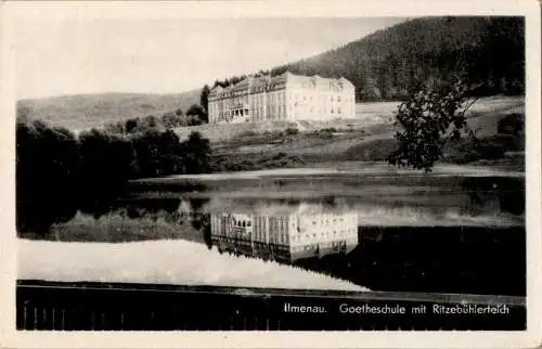 ilmenau, goetheschule mit ritzebühlerteich (Nr. 15745)