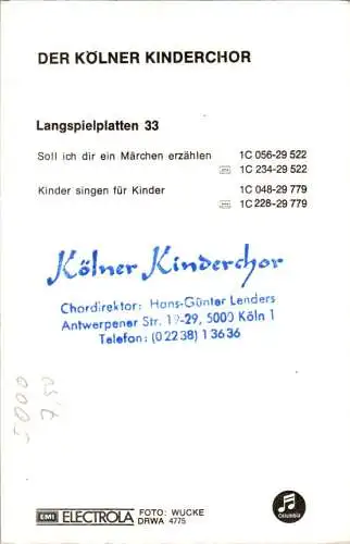 kölner kinderchor (Nr. 15791)