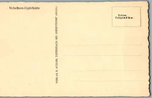 nebelhorn gipfelhütte, scanfehler (Nr. 15809)