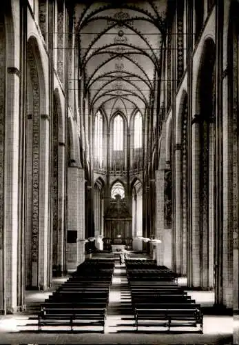 lübeck, st. marienkirche, mittelschiff (Nr. 15831)