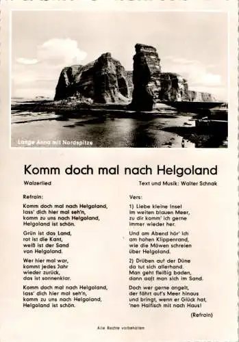 komm doch mal nach helgoland (Nr. 15850)