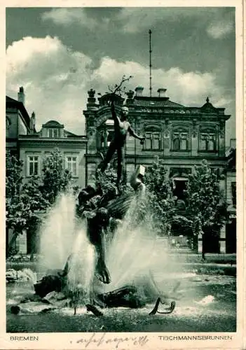 bremen, teichmannsbrunnen (Nr. 15859)