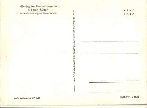 mönchguter heimatmuseum göhren/rügen (Nr. 15880)
