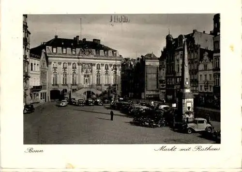 bonn, markt mit rathaus (Nr. 15954)