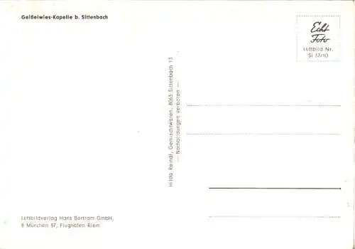geißelwies-kapelle bei sittenbach (Nr. 15998)
