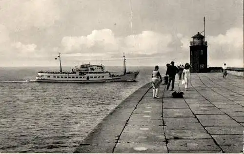 büsum, mole mit helgoland-schiff (Nr. 16212)