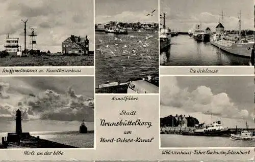 brunsbüttelkoog, schiffsmeldedienst, mole a.d. elbe (Nr. 16248)