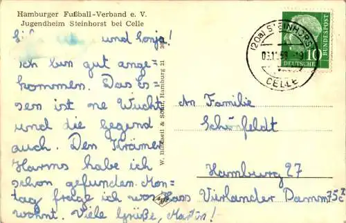 hamburger fußball-verband, jugendheim steinhorst bei celle (Nr. 16294)