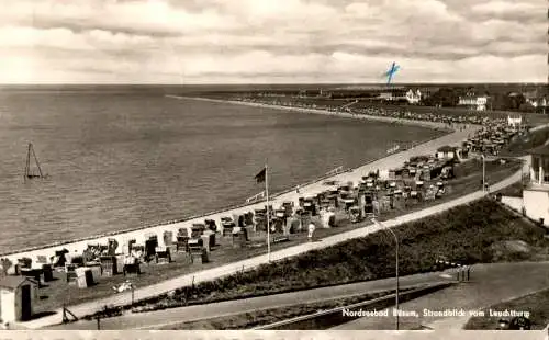 büsum, strandblick vom leuchtturm (Nr. 16547)