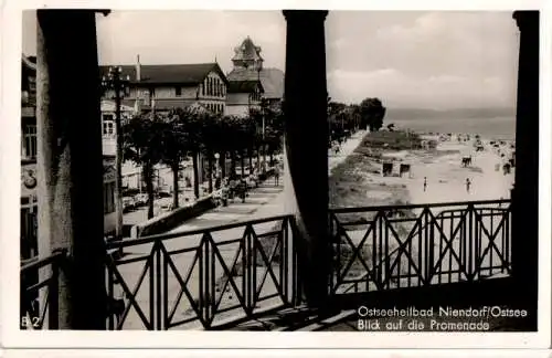 niendorf, blick auf die promenade (Nr. 16634)