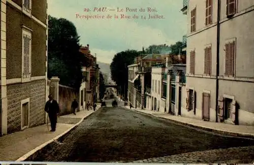 pau, le pont du roi (Nr. 16766)