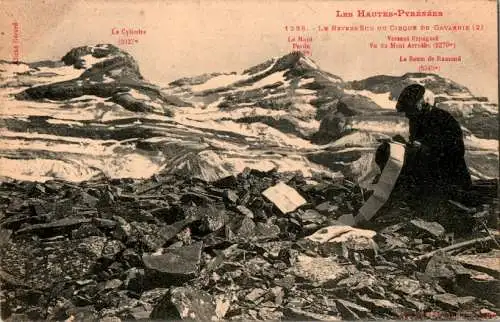 le revers sud du cirque de gavarnie, le cylindre, le mont perdu (Nr. 16771)